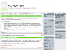 Tablet Screenshot of miketeo.net